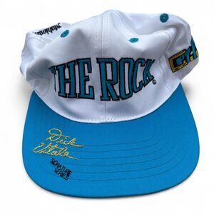 VINTAGE 1990S DICK VITALE THE ROCK BASKETBALL SNAPBACK HAT